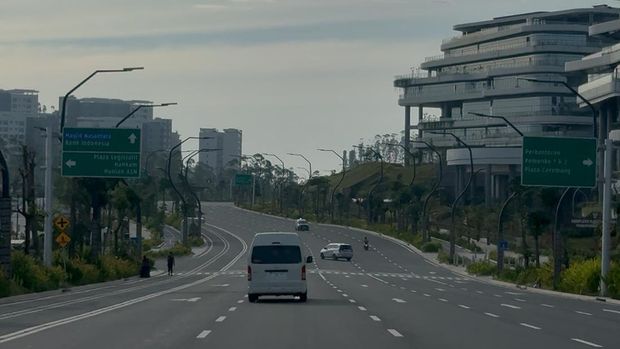 Suasana IKN pada Selasa (13/1/2025)-(Eva/detikcom)