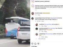 Bus Berlogo Kemenhub Nyelonong Lewat Bahu Jalan, Gimana Aturannya?