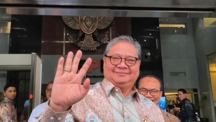Airlangga Datangi KPK, Mau Diskusi soal Negosiasi Tarif Trump