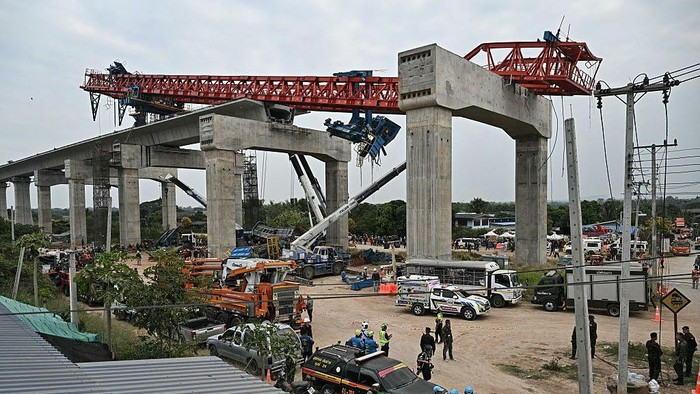Kronologi Derek Roboh Timpa Kereta di Thailand Tewaskan 28 Orang