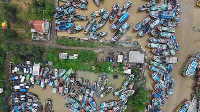 Angin Kencang dan Gelombang Tinggi, Nelayan Batang Tunda Melaut
