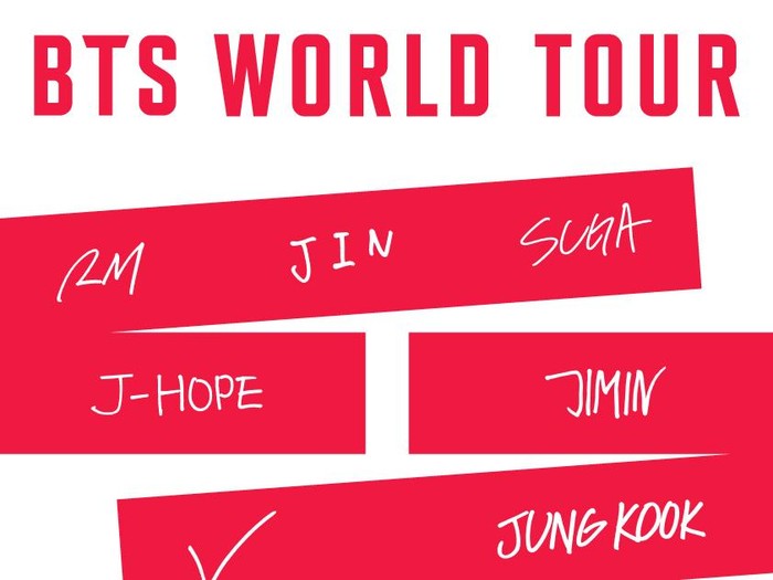 Jadwal tur dunia BTS 2026-2027.