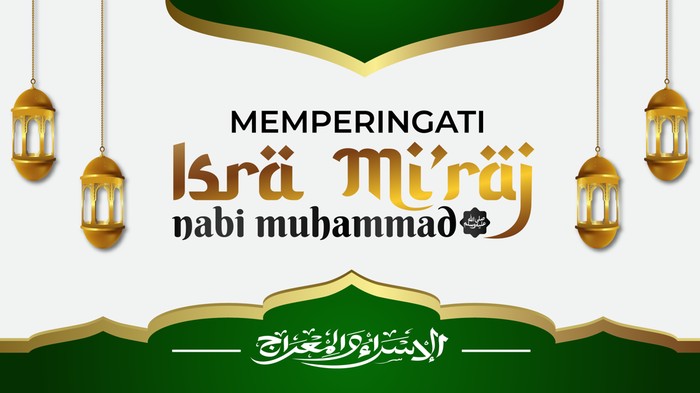 Contoh Spanduk Isra Miraj