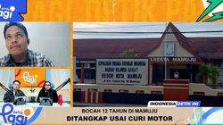 Video: Bocah 12 Tahun di Mamuju Ditangkap Usai Curi Motor