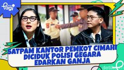 Video: Satpam Kantor Pemkot Cimahi Diciduk Polisi gegara Edarkan Ganja
