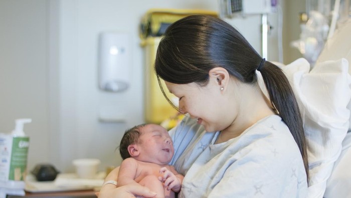 Ilustrasi Ibu dan Bayi