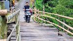 Potret Jembatan Rusak di Ponorogo Masih Dilewati Warga