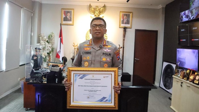SPKT MMPP Polresta Sidoarjo Dapat Penghargaan dari Menteri PANRB