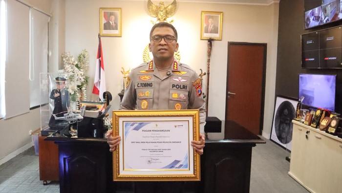 SPKT MMPP Polresta Sidoarjo Raih Penghargaan Menteri PANRB