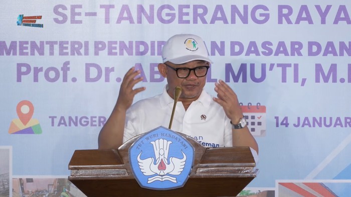 Mendikdasmen Resmikan Revitalisasi Sekolah Se-Tangerang Raya, Ini Daftarnya