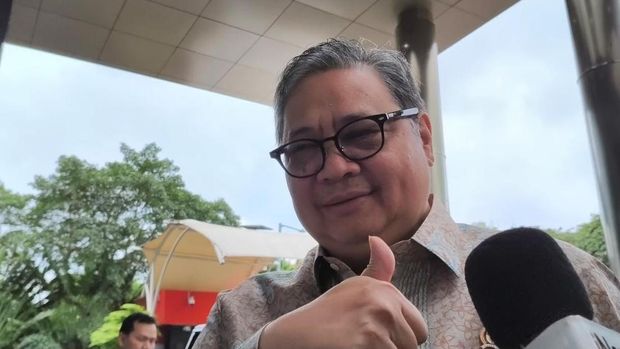 Menteri Koordinator (Menko) Bidang Perekonomian Airlangga Hartarto (Fadil/detikcom)