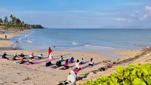 Suasana Pantai Sunrise Land Lombok, Desa Labuhan Haji, Kecamatan Labuhan Haji Lombok Timur, NTB, Sabtu (3/1/2026).  (Dok. Pengelola Sunrise Land Lombok)