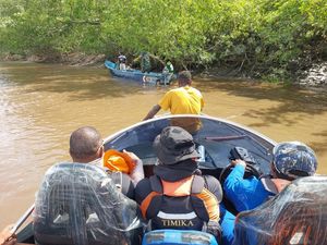 Perahu Bawa 7 Penumpang Terbalik di Kali Asue Asmat, 1 Orang Hilang