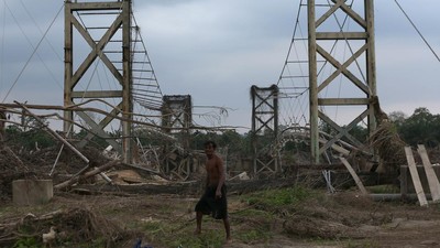 Pascabencana, Pante Bidari Aceh Timur Rusak Parah