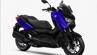 Metallic Blue ini merupakan warna biru autentik khas Yamaha yang merupakan global color baru XMAX untuk pasar Eropa, tapi kini hadir di Indonesia. Foto: dok. Yamaha Indonesia