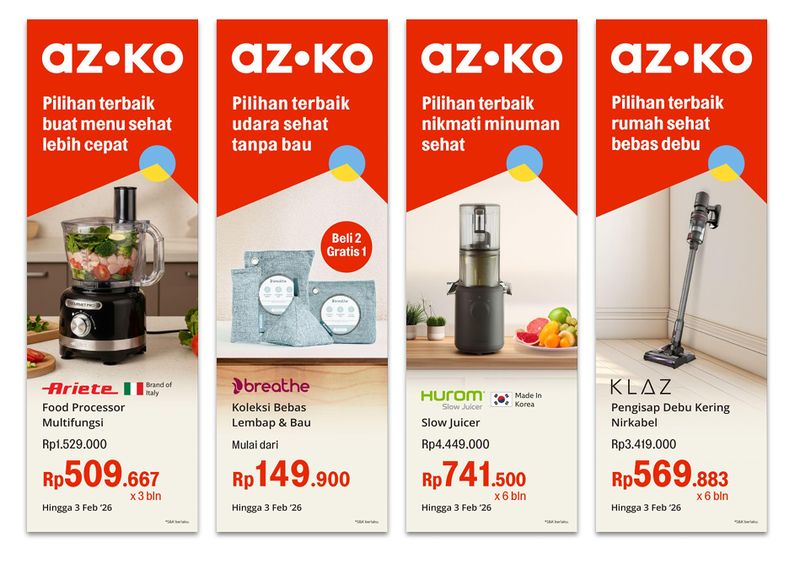 Awal Tahun Lebih Sehat, AZKO Ajak Ciptakan Rumah yang Bersih dan Nyaman