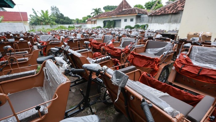 Becak Listrik Bantuan Presiden Prabowo