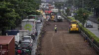 Hadapi Banjir Rob, Jalan Pantura Kaligawe Mulai Ditinggikan