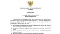 KBRI Teheran Keluarkan Imbauan Keamanan bagi WNI di Iran, Diminta Tetap Waspada