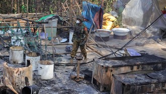 Junta Myanmar Gerebek 3 Pabrik Narkoba Terbesar di Tengah Hutan