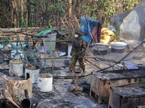 Junta Myanmar Gerebek 3 Pabrik Narkoba Terbesar di Tengah Hutan