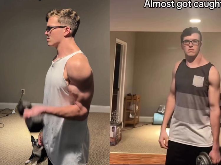 Penampakan Pemuda yang Cuma Latih Satu Sisi Tubuh, Hasilnya Otot Besar Sebelah