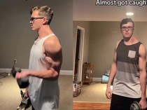 Penampakan Pemuda yang Cuma Latih Satu Sisi Tubuh, Hasilnya Otot Besar Sebelah