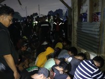 Polisi Gerebek Sarang Judi-Narkoba Jermal 15 Medan, 41 Orang Ditangkap