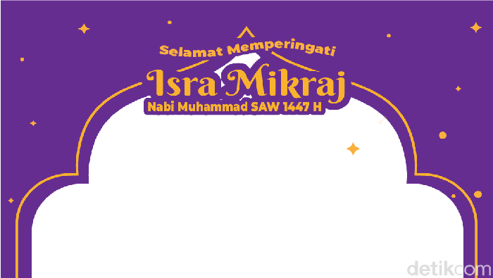 10 Twibbon Isra Miraj 2026 Terbaru, Keren dan Gratis, Yuk Pasang dan Bagikan!