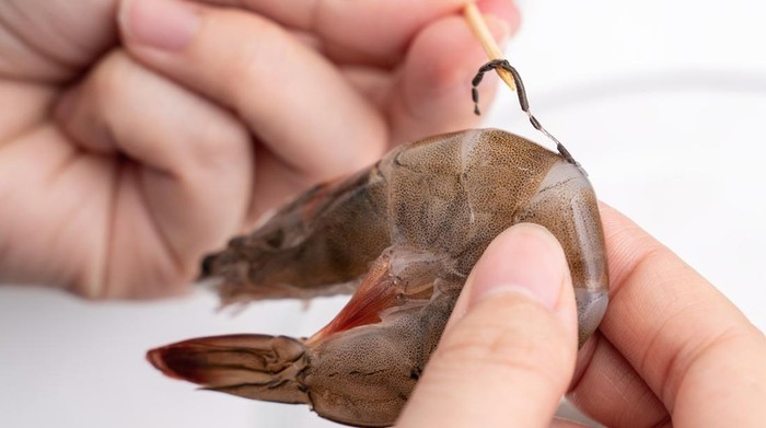 tips membersihkan udang