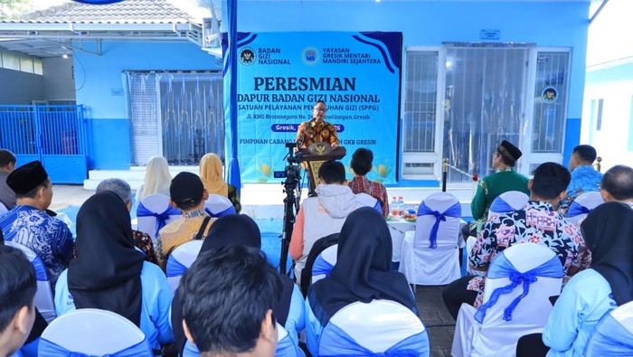 Wabup Gresik Resmikan SPPG GMMS, Dorong Kolaborasi Sukseskan MBG