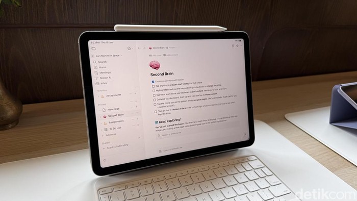 Workshop iPad dan Notion