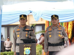 Eks Korspripim Kapolda Riau AKBP Sepuh Resmi Jabat Kapolres Siak