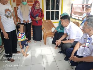 Dua Bocah Asal Gandus Dirawat di RSUD Bari Usai Terjangkit Cacingan