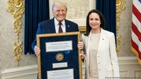 Hadiah Nobel Buat Trump dari Oposisi Venezuela