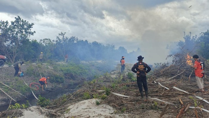 Karhutla di Teluk Sampit.