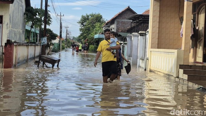 Kondisi banjir di Kendal, Jumat (16/1/2026).