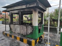 Loket Karcis RSUD Klungkung Mendadak Terbakar, Pengunjung Panik