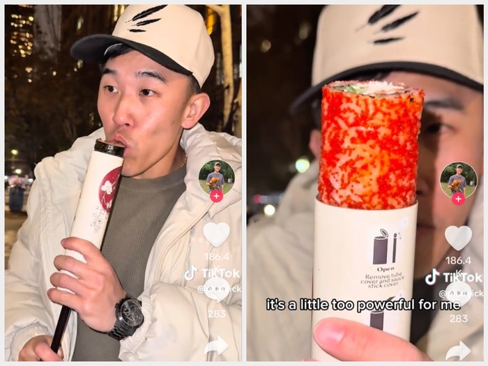 Lagi Viral Sushi Push Pop, Cara Baru Makan Sushi Tanpa Sumpit