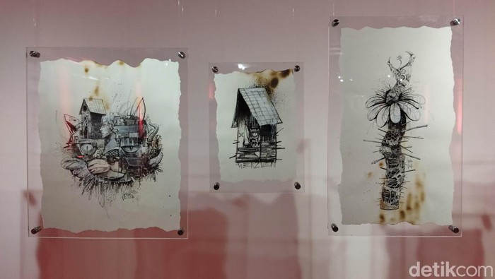 Solo exhibition Herzven bertajuk “Pinata” hadir di Nirmana Falatehan, Melawai, Jakarta Selatan, Jumat (16/1/2026).