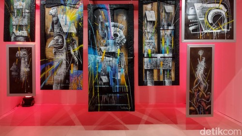 Solo exhibition Herzven bertajuk “Pinata” hadir di Nirmana Falatehan, Melawai, Jakarta Selatan, Jumat (16/1/2026).