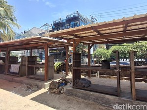 Pedagang Kuliner Pantai Kuta Akan Tempatkan di Pergola Kayu