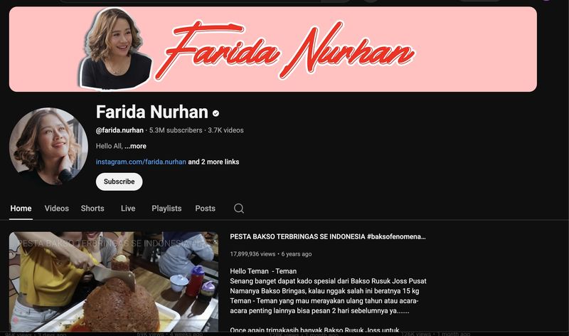 Umumkan Ingin Pensiun dari YouTube, Farida Nurhan Jual Akunnya Seharga 10 M