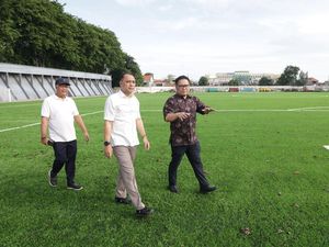 Lapangan Karanggayam Rampung, Pemkot Gandeng Persebaya Bina Anak Muda