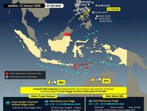BMKG Imbau 3 Siklon Tropis, Kaltara Waspada Hujan Lebat