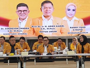 Adies Kadir Umumkan Susunan Pengurus MKGR 2025-2030, Total 250 Orang