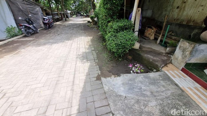 Lokasi penusukan maut mahasiswa Papua di Ngestiharjo, Bantul, Sabtu (17/1/2026).