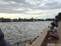 Setu Cilodong Spot Favorit Pemancing di Depok