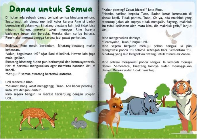 Soal TKA bahasa Indonesia SD