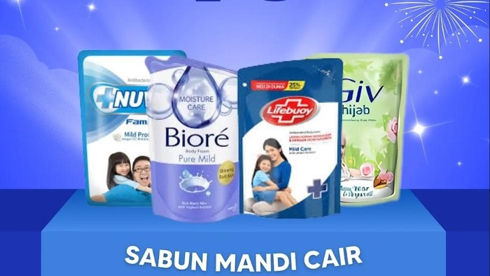 Beli Sabun Mandi Cair di Transmart Full Day Sale Diskon 15%